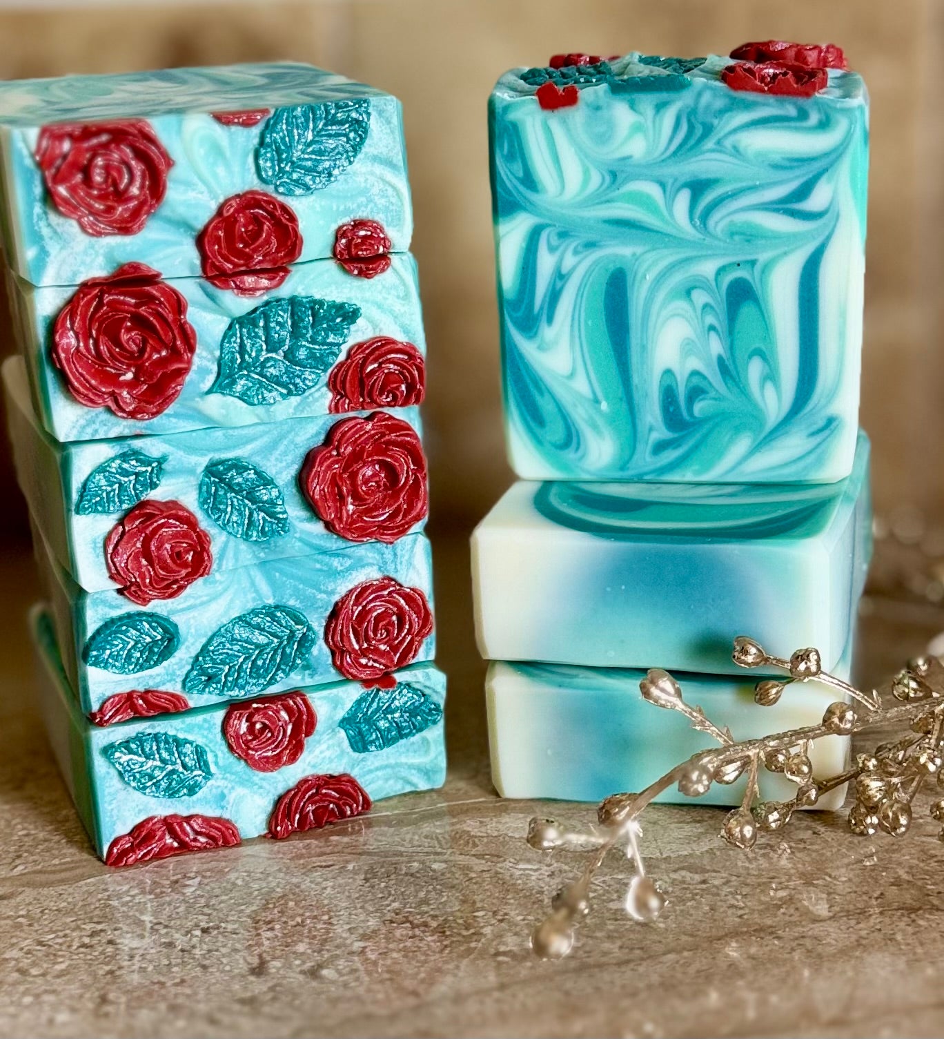 Crisp Apple Rose Soap